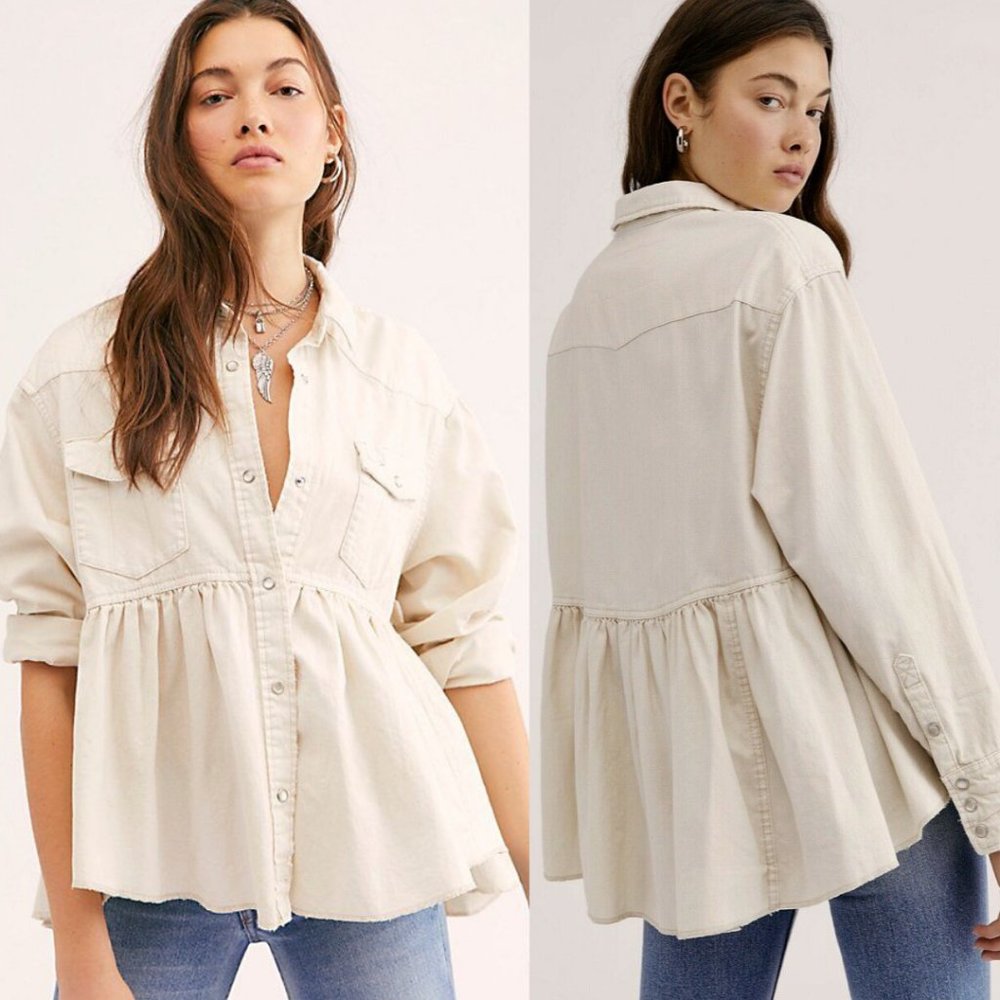 We The Free Dylan Babydoll Shirt - NWOT